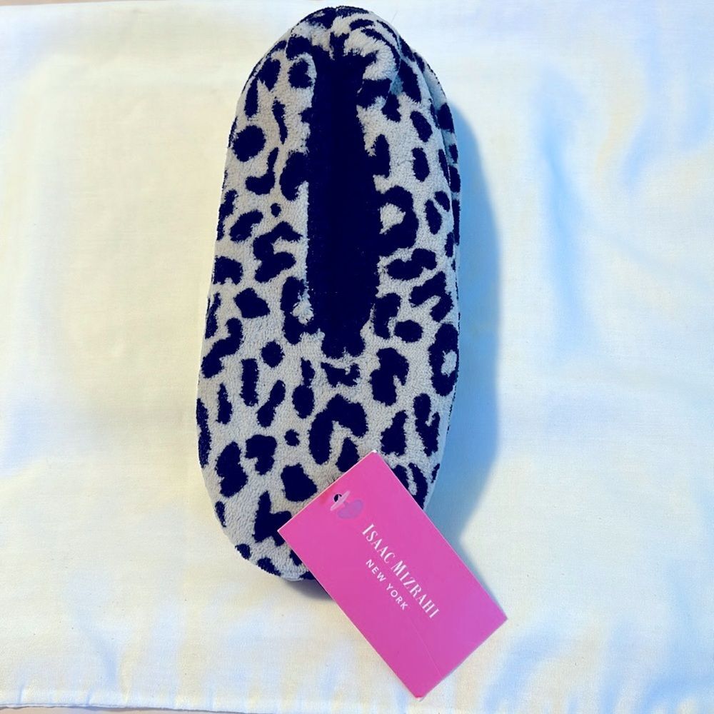 Isaac Mizrahi Leopard Print Slippers Medium NWT